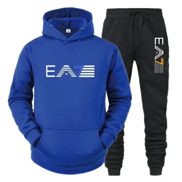 2024 New Men's Fashion Leisure Sportswear Outdoor Fitness Jogging Hoodie Set Sports Luxury Hoodie+Pants Set Clothing