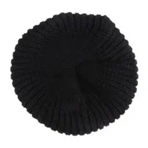 Men Women Beanie Knit Crochet Black Gray Hat Autumn Winter Soft Warm Loose Cap Skull Ski Hat Dance Bonnet Casual Fashion Cap