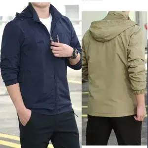 Windbreaker Men Tactical Jacket Waterproof Outdoor Hooded Coat Sports Military European Size S-5XL Field Climbing Thin Outwear