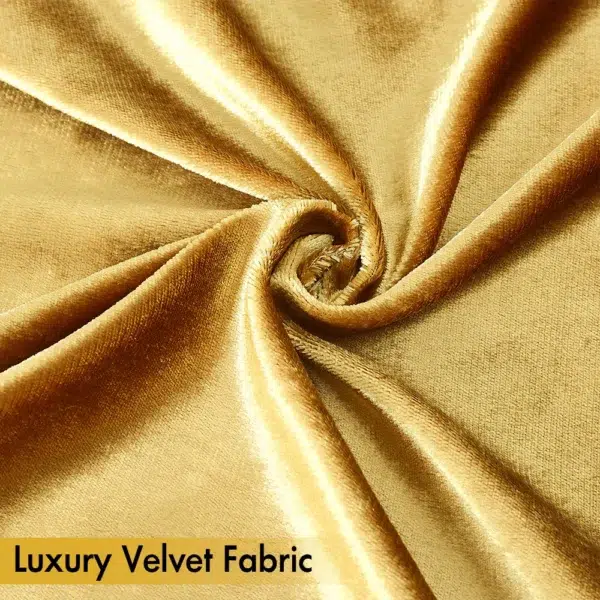 1piece Modern Solid Velvet Cushion Covers for Sofa Bed Couch Home Decor Luxury Throw Pillows Covers 45x45 50x50 Gold Pillowcase - Image 4