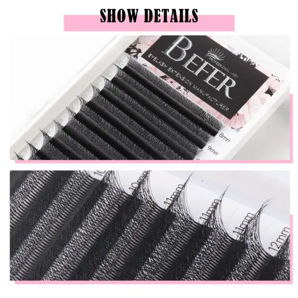 Befer W Shaped Eyelashes Extension Volume Cilios 5D 3D 4D 6D Eyelashes W High Quality Wholesale Suppliers for Lash Extentions - Image 5