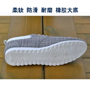 Hot selling Autumn Linen upper Breathable Men's flat Canvas Shoes Casual Old Beijing Cloth Shoes for men sandals on offer