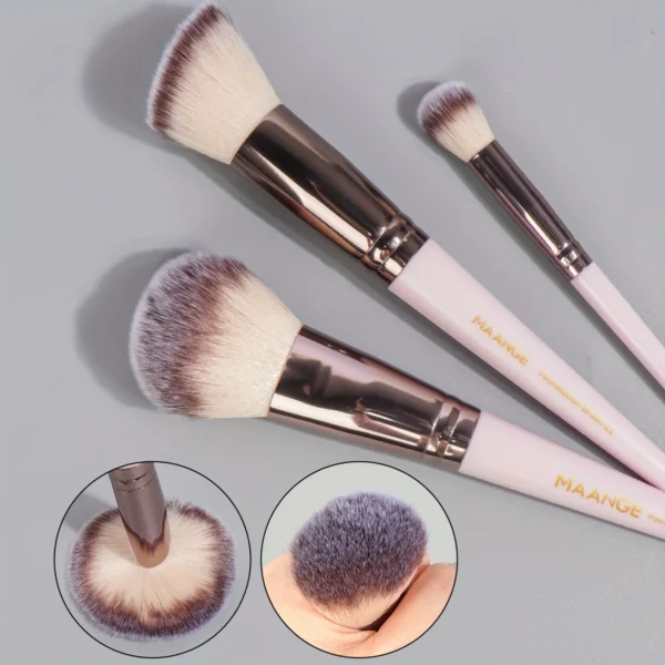 MAANGE 30pcs Professional Makeup Brush Set Foundation Concealers Eye Shadows Powder Blush Blending Brushes Beauty Tools with Bag - Image 4