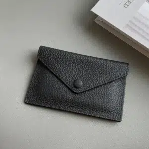 Luxury Genuine Leather Card Holder Fashion Mini Short Envelope Women Wallet Korean Japan Money Bag Credit Card Case Lady Purse