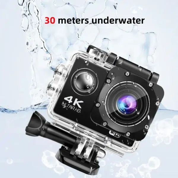 Action Camera Ultra HD 4K/30fps WiFi 2.0-inch 170D Waterproof Helmet Video Recording Cameras Sport Cam With Remote Control - Image 4