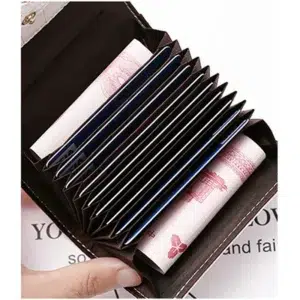 Cardholder Bank Business Credit Card Holder ID For Women Wallet Small Coin Purse Case Lady Document Cover Mini Money Clutch Bag