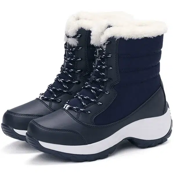 Women Boots Lightweight Ankle Boots Platform Shoes For Women Heels Winter Botas Mujer Keep Warm Snow Winter Shoes Female Botines - Image 3