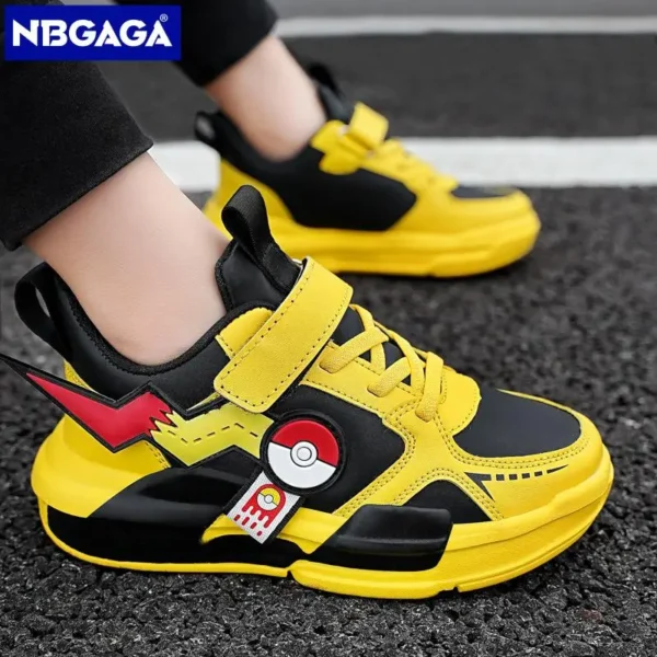 Cartoon Kids Shoes Fashion Classic Children Sneakers for Boys Walking Shoes for Girls Casual Outdoor with Leather - Image 3