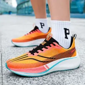 Couple Running Shoes Mesh Casual Training Badminton Shoes Outdoor Sports Comfortable Walking Shoes for Men and Women Sneakers