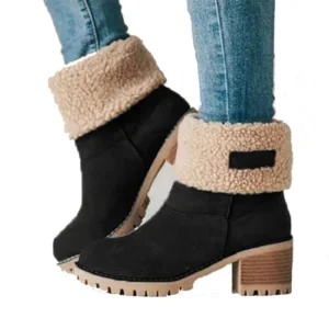 Women Winter Fur Warm Snow Boots Ladies Warm wool booties Ankle Boot Comfortable Shoes plus size 35-43 Casual Women Mid Boots