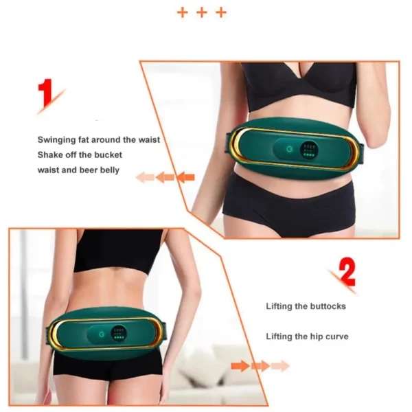 Electric Body Massager Electric Slimming Belt Cellulite Massager Electric Muscle Stimulator Losing Weight Fat Burning Thin Belt - Image 2