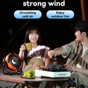 Camping Fan 20000mAh Rechargeable Portable Fan Air Circulators 4 Speed Adjustment And 360° Rotation Wireless Tent Ceiling Fans