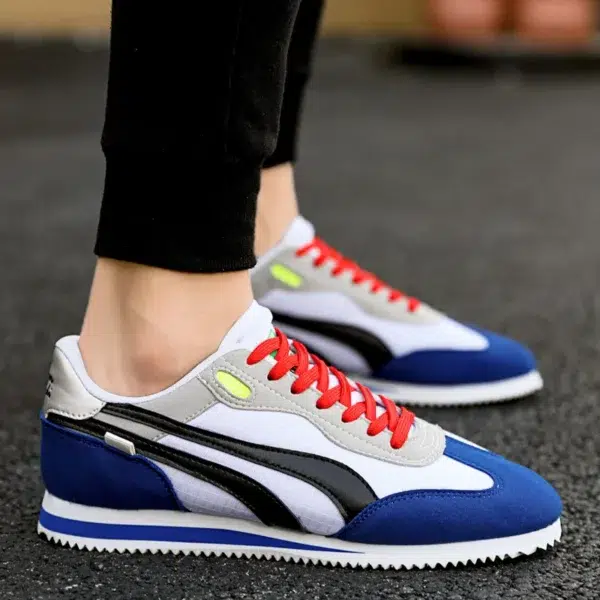 Spring New 2023 Fashion Yellow Low Casual Sneakers Men Comfortable Flats Outdoor Sport Shoes Trainers Mens Sneakers Basket Homme - Image 5