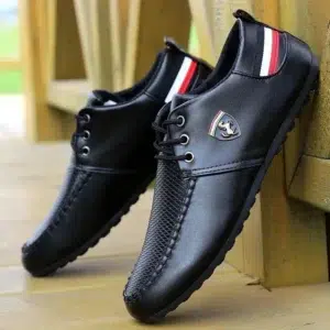 2022 Breathable Solid Color Slip Men Driving Shoes Spring And Autumn New Style Breathable Men's Peas Shoes the British Sneakers