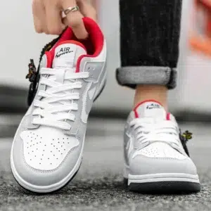 Men's Shoes Spring 2024 New Breathable White Shoes Korean Trendy All-Match Shoes Men's Wear-Resistant Sports Casual Shoes