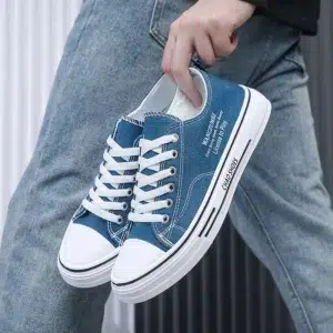 New Summer 2024 Men's Luxury Sneakers Breathable Low Top Versatile Canvas Shoes Fashionable Sports and Casual Shoes