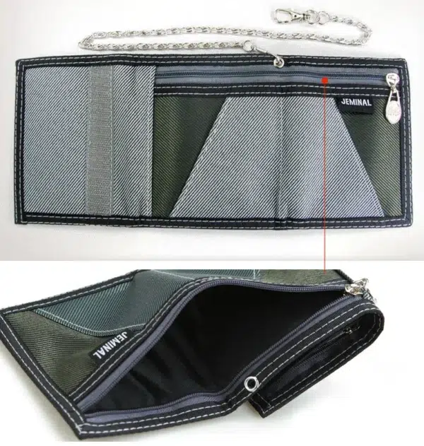 Men Wallets Quality Canvas Fabric Short Clutches Purses Male Money Bag Coin Purse Wallet Cards ID Holder Bags Burse Monederos - Image 5