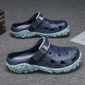 Men Shoes Slippers Garden Flat Sandals 46 Plus Size 40-47 Summer Light EVA Slides Hole Shoes Clogs Home Outdoor Male Beach Shoes