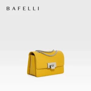 BAFELLI 2023 WOMEN'S HANDBAG NEW BOXY CLASSICAL CHAIN BAG CROSSBODY SHOULDER FASHION STYLISH MINI SIZE PURSE CASUAL TRENDING