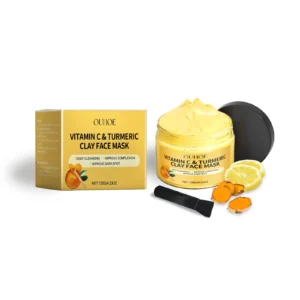 Turmeric Facial Mask Oil Control Exfoliating Dark Spots Removal of Blackhead Anti-Acne Cleansing Moisturizing Peeling Face Mask