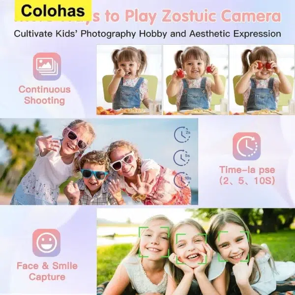 HD Digital Camera 44MP 1080P FHD Photography Camera Video Camcorder 16X Zoom Portable Vlogging Camera for Kids Adults Beginners - Image 3