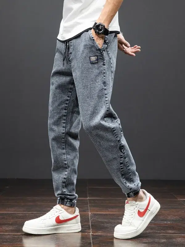 Spring Summer Black Blue Cargo Jeans Men Streetwear Denim Jogger Pants Men Baggy Harem Jean Trousers Plus Size 6XL 7XL 8XL - Image 5