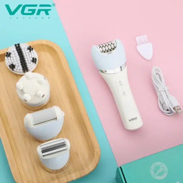 VGR Hair Epilator Electric Lady Shaver Underarms Leg Body Hair Removal Tool Bikini Epilator Portable Epilator for Women V-703 - Image 5