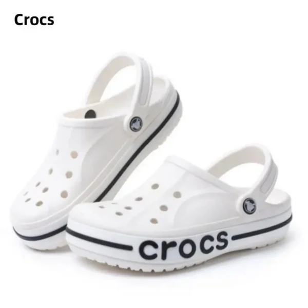 Original Crocs Casual Sandals Unisex Closed-Toe Slip-Ons Outdoor Men's Breathable Beach Shoes Casual couple sandals