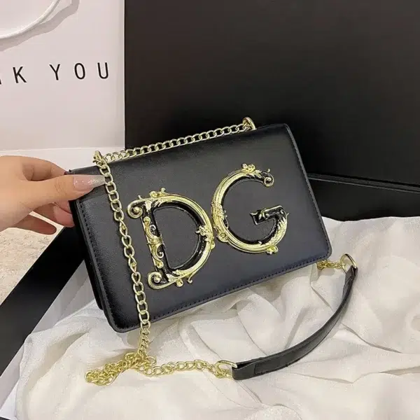 High quality banquet small square bag for women 2024DG new fashionable and versatile chain shoulder crossbody bag bags