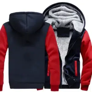 New Men's Jackets Coat Outdoors Fleece Warm Thicken Zipper Jackets Winter Hooded Coats