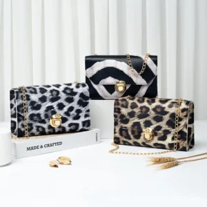 2024 Women's Korean Single Shoulder Crossbody Bag Cell Phone Leopard Small Bag Women's Purse New Designer Luxury Handbags