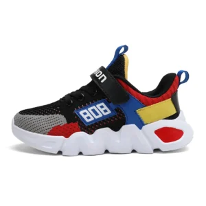 2024 Kids Shoes Outdoor Sneakers Boys Breathable Walking Shoes Casual Children Sport Shoes Mesh Lightweight Shoes for Girls