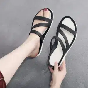 Women Summer New Soft Bottom Wear Sandals and Slippers Trend Beach Slippers Fashion Casual Shoes Pullover Word Drag Comfortable