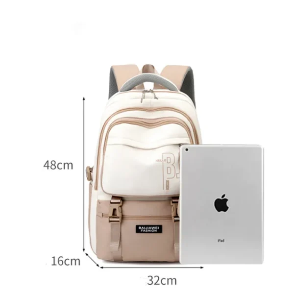 Famous Brand Designer BAIJIAWEI Children Backpack With Purse High School Student School Bags Kids Waterproof Schoolbags Teenager - Image 5