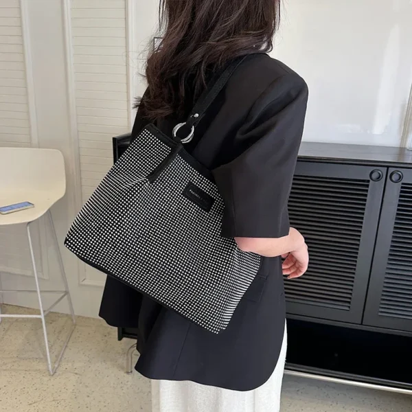 Women's Bags on Sale High Quality New Fashion Retro Solid Casual Tote Advanced Sense Messenger Bag Large Capacity Handbag - Image 3