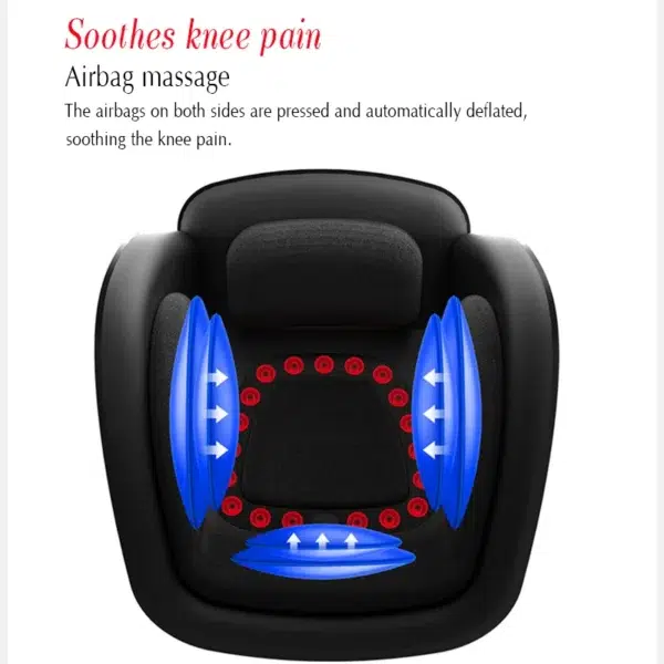 Electric Knee Massager Hot Compress Vibration Heating TENS Pulse Knee Massage Device Rehabilitation Pain Relief - Image 3