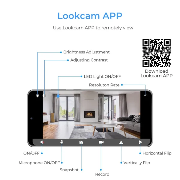 1080P Wifi Cameras Full HD Surveillance Support Tf Card EU/US Plug Wireless Vision Recorder Video Remote Viewing Cameras - Image 6