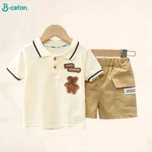 Children Clothing mother Kids Clothes Children's Sets Boys T-shirt Shorts Summer Cotton Short sleeve fashion Suit2PCS