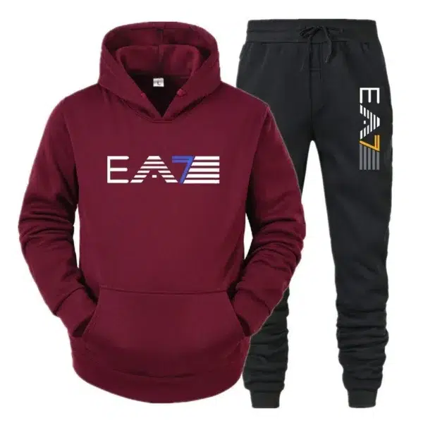 2024 New Men's Fashion Leisure Sportswear Outdoor Fitness Jogging Hoodie Set Sports Luxury Hoodie+Pants Set Clothing