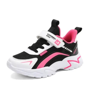 Children Casual Pink Girls Shoes Breathable Mesh Sneakers Spring Student's Kids Boys Running Shoes Lightweight Girls Sport Shoes