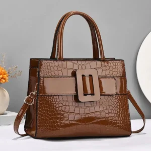 Luxury Crocodile Pattern Lady Handbag Women Shoulder Bags Designer Famous Brand Leather Crossbody Bag Large Handbags for Women