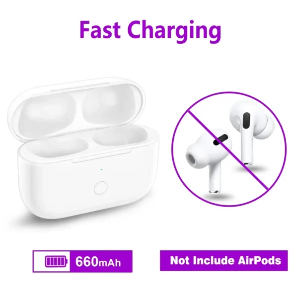 Replacement Wireless Charging Box Case For Airpods Pro 1 / 2 Bluetooth-Compatible Charger Case Earphone Accessories - Image 2