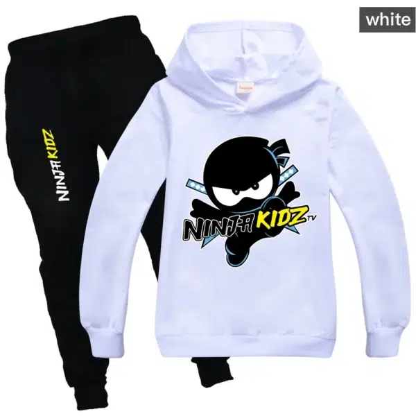 Ninja Boys Clothing Set Spring Autumn Fashion Hoodies Tracksuit NINJA KIDZ Hooded T-Shirt Suit Children Kid Girl Sweatshirt - Image 3