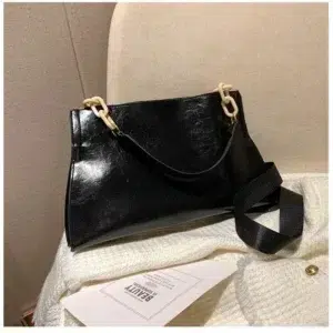 2024 New Design Handbags Women Shoulder Bag Soft Synthetic Leather Crossbody Large Capacity Fashion Ladies Shopping Purse