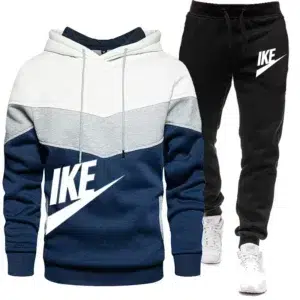 2024 New Men'S Autumn Winter Sets Zipper Hoodie Pants Pieces Casual Tracksuit Male Sportswear Brand Clothing Sweat Suit