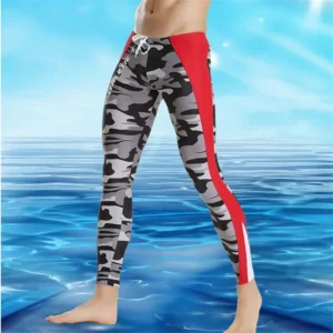 Mens Running Tights Sports Trousers Compression Camouflage Leggings Athletic Pants Man Workout Leggings Jogger Pants