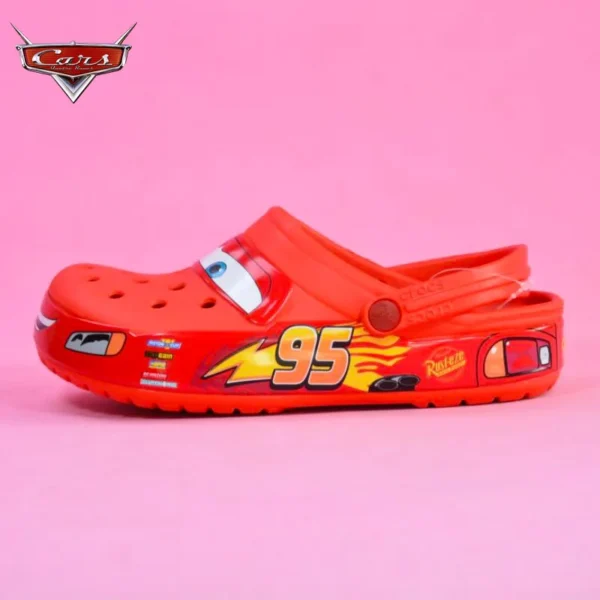 Aoger Disney Lightning Mcqueen Crocs Men Pixar Waterproof Summer Slippers Outdoor Beach Holey Shoes Sandals Woman Flip Flops New - Image 3