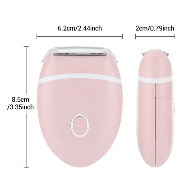 3 in 1 Girl Women's Hair Removal Shaver Mini Razor Special Whole Body Shaving Knife Armpit Intimate Area Electric Cleanser - Image 3