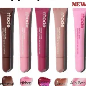 4 Colors Original Rhode Makeup Lip Gloss Moisturizing Shiny Liquid Hydrating Lipstick Clear Lip Gloss Beauty Tinted Lipstick