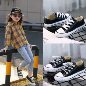 New Brand Kids Canvas Sneakers for Toddler Sport Casual Shoes Fashion Breathable Children Flats Canvas Shoes Boys Girls Loafers